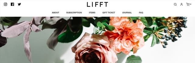 LIFFT（リフト）の公式サイト画像