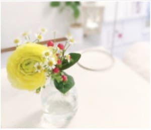medeluエニールームのお花